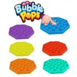 Bubble pops - Praskající bubliny silikon antistresová spol. hra modrá